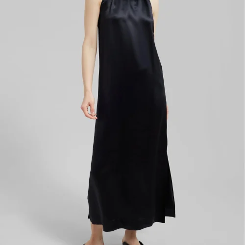 Casual Loose Oversized Plus Size Sleeveless Long Maxi Linen Dress Cotton Linen Dress for Women