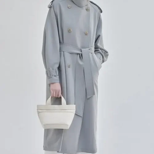 Fashion Design Winter Coat Women Classic Elegant Woolen Coat  Trench Coat Women Luxury