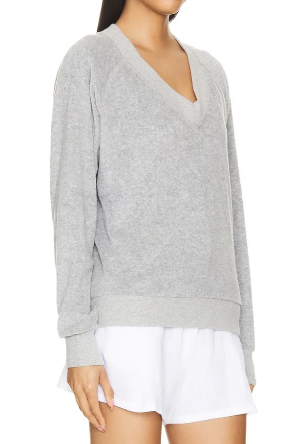 High Quality Cotton Long Sleeve V Neck Women's Autumn and Winter Tops - Image 4