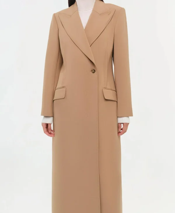 Winter Wear Women Long Trench Coat Cotton Wool Long Coat for Women Fashion Casual Long Coat - Image 4