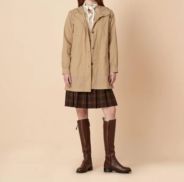Vintage Women Casual Coat Suitable Basic Streetwear Coat Hooded Waterproof Coat Jacket for Women - Image 3