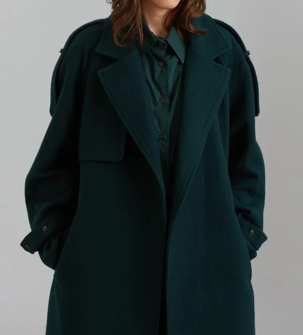 Oversized Women Wool Coat Winter Heavyweight Warm Long Coat for Women Winter - Image 4