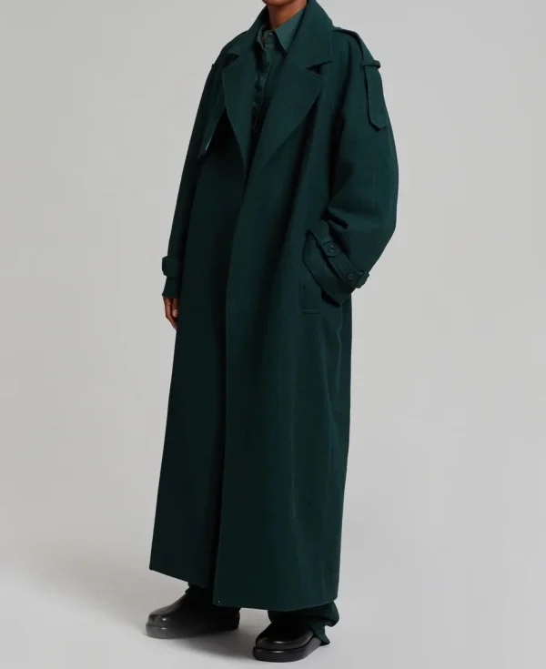 Oversized Women Wool Coat Winter Heavyweight Warm Long Coat for Women Winter - Image 5