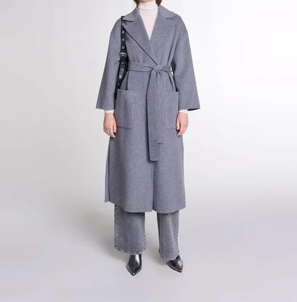 Casual Wool Trench Coat for Women Winter Wear Trench Coat Women Casual Long Coat - Image 2