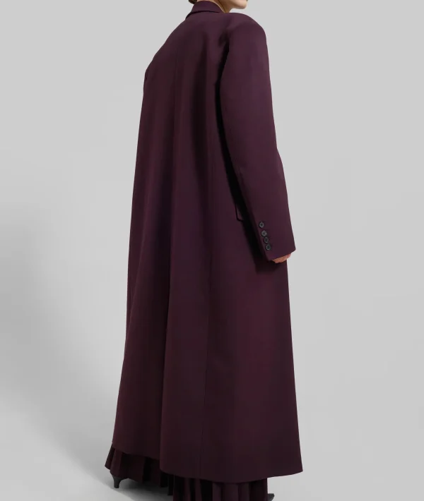 New Arrival Cashmere Coat for Women Oversized Single Breasted Women's Wool Trench Coat - Image 6