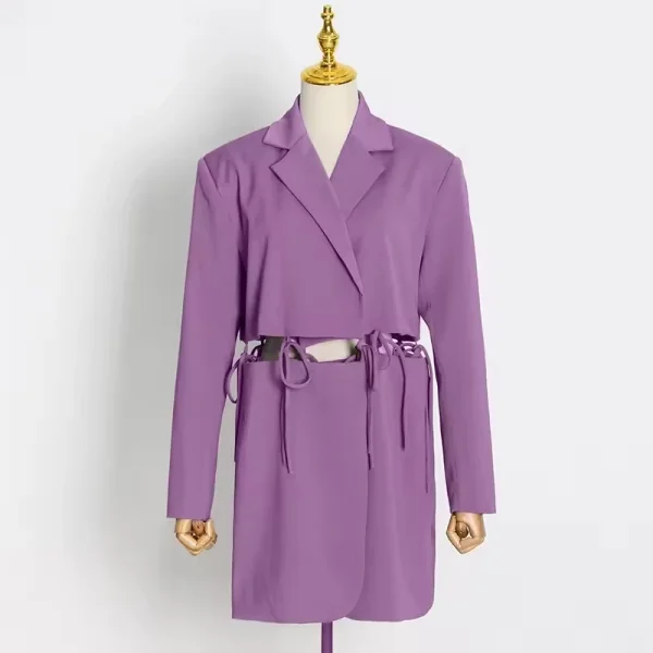 2025 Ladies Suit Oversized Coat High Quality Long Sleeve Woman Blazer Jacket Casual Blazer - Image 6