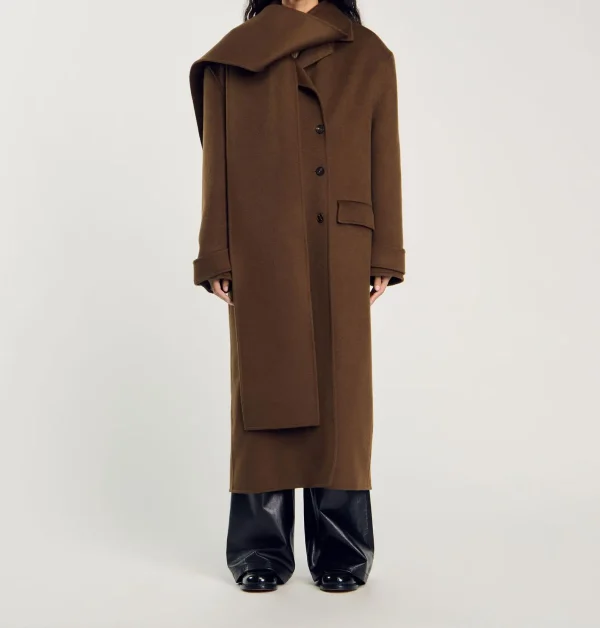 New Arrival Women Double Breasted Muffler Coat Oversized Long Trench Coat Fashion Streetwear Women Trench Coat - Image 2