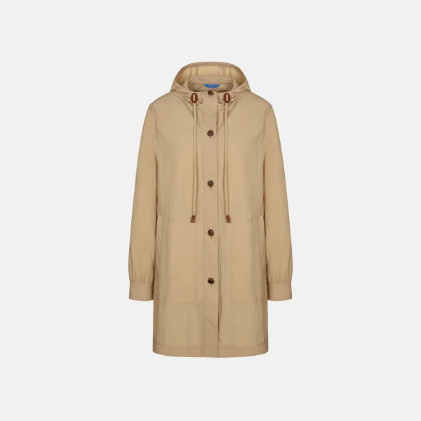 Vintage Women Casual Coat Suitable Basic Streetwear Coat Hooded Waterproof Coat Jacket for Women - Image 4