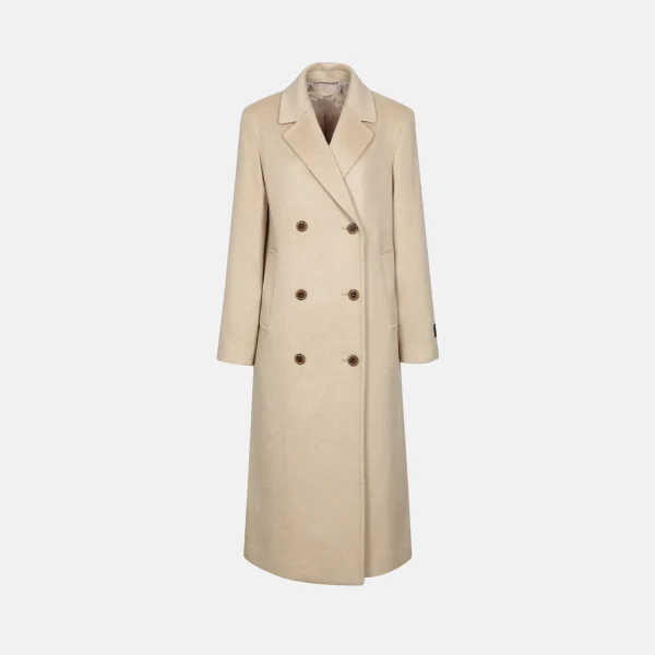 Women Clothing Cashmere Double-Breasted Coat Casual Suitable Trench Coat Women Windproof Winter Coat's