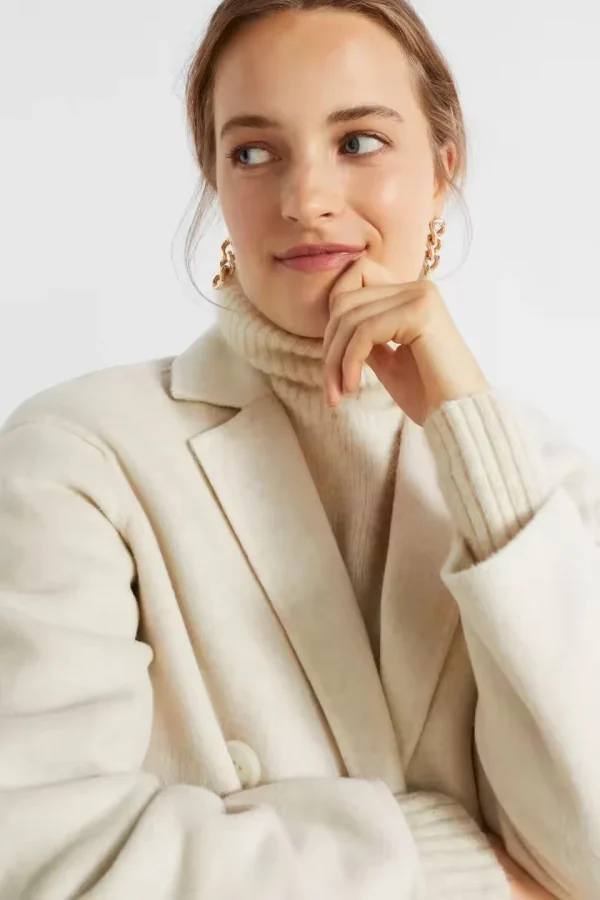 Wool Coats Women Cashmere Plus Size Women'S Coats - Image 2