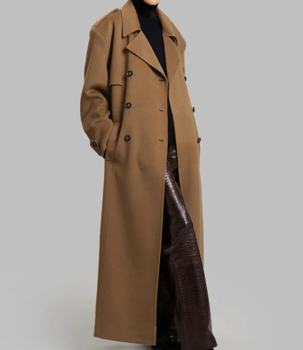 Cashmere Coat Women Oversized Loose Wool Trench Coats Women - Image 6
