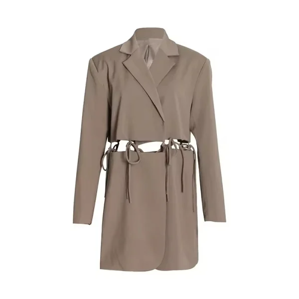 2025 Ladies Suit Oversized Coat High Quality Long Sleeve Woman Blazer Jacket Casual Blazer - Image 3