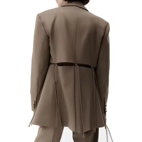 2025 Ladies Suit Oversized Coat High Quality Long Sleeve Woman Blazer Jacket Casual Blazer - Image 4