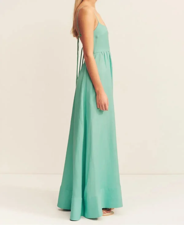 Elegant Long Maxi Dress Women Spaghetti Strap Summer Dress Slim Bodycon Backless Causal Linen Dresses - Image 2