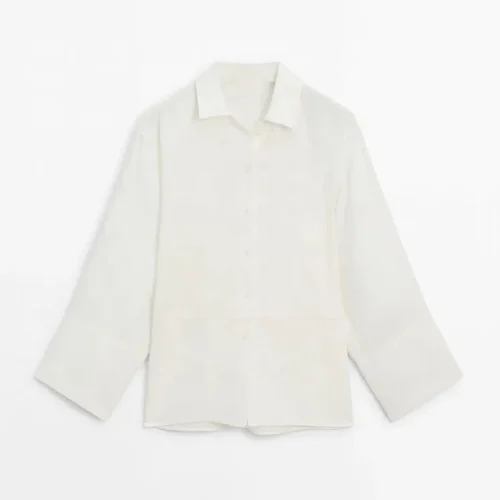 Recommend Long Sleeve Solid Loose White Shirts Women Cotton and Linen Blouses Female Vintage Streetwear Plus Size Tops