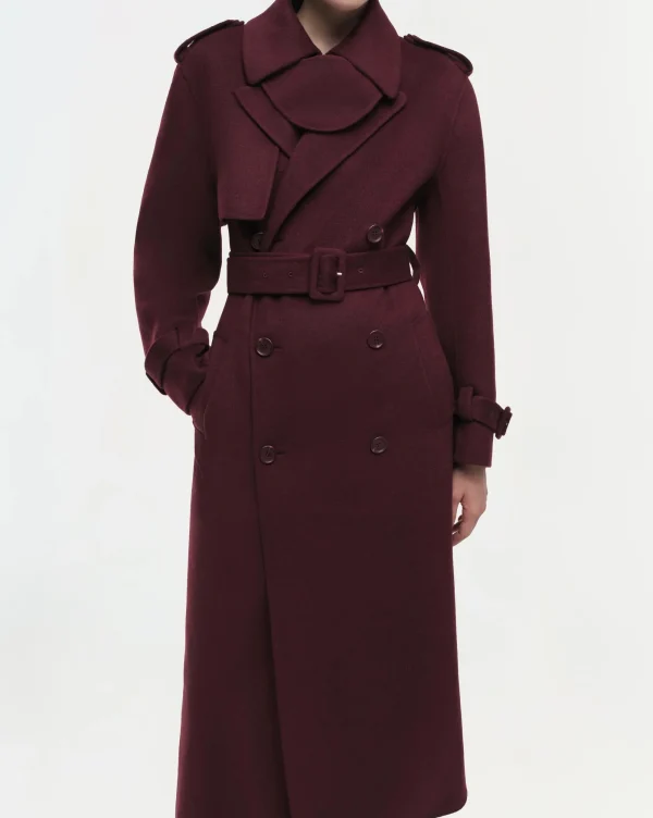 Winter Lapel Collar Women Long Trench Coat Slim Outfit Long Coat for Women Casual Streetwear - Image 3