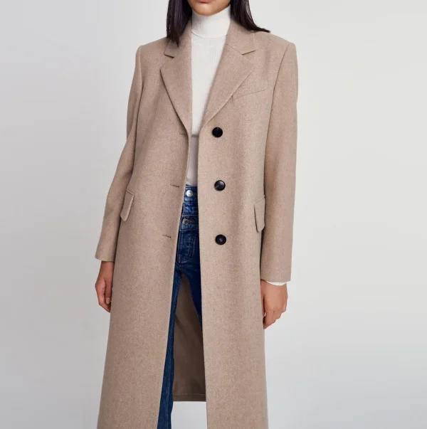 High Quality Back Open Single Breasted Coats for Women Casual Simple Trench Coat Women - Image 2