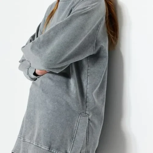 High Quality Fabric Plush Long Women’s Sweatshirt Soft Casual for Winter Women Wearing
