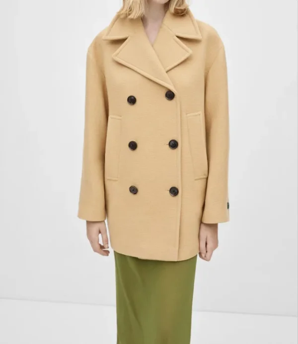Plus Size Women Coat Women Jacket Coat Winter Turn Down Collar Woolen Coat for Women