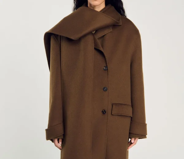 New Arrival Women Double Breasted Muffler Coat Oversized Long Trench Coat Fashion Streetwear Women Trench Coat - Image 3