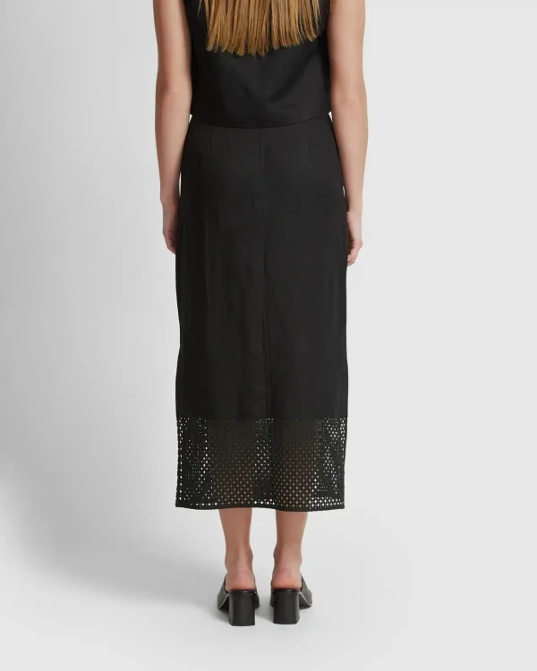 Casual Leisure Mesh Hollowed Out Sleeveless Patchwork Dress Summer Thin Loose Slim Versatile Temperament A-line Skirt - Image 6