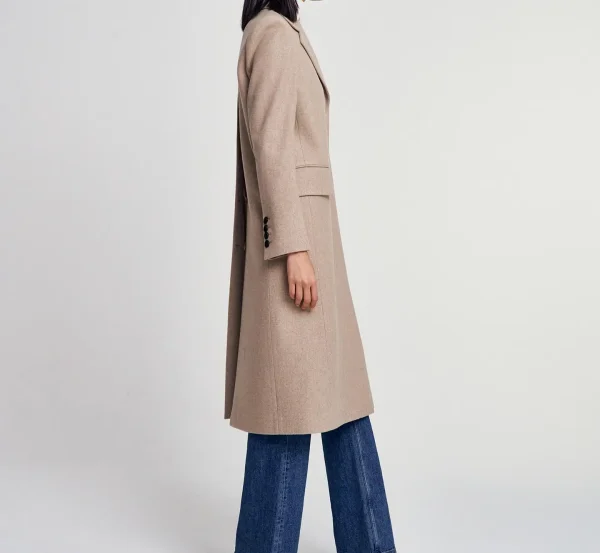 High Quality Back Open Single Breasted Coats for Women Casual Simple Trench Coat Women - Image 4