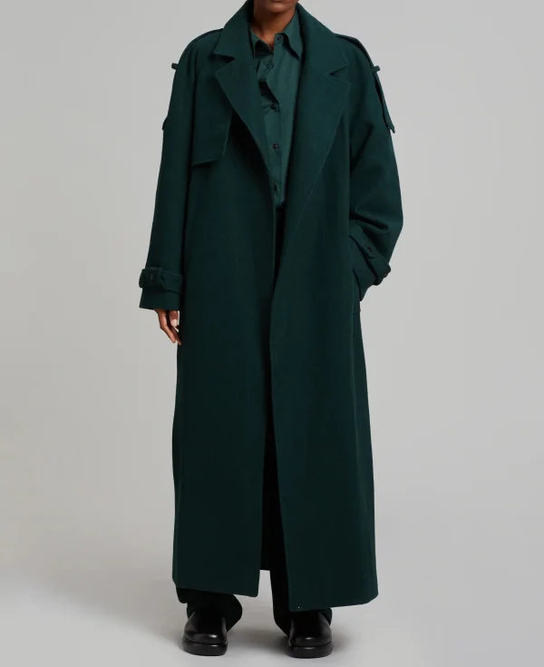 Oversized Women Wool Coat Winter Heavyweight Warm Long Coat for Women Winter