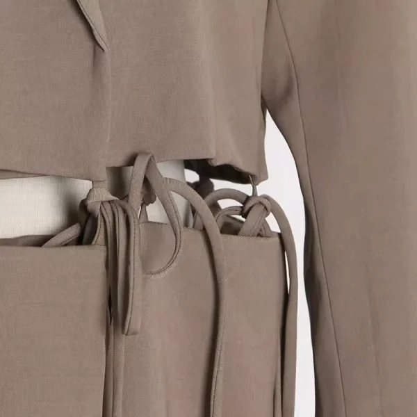 2025 Ladies Suit Oversized Coat High Quality Long Sleeve Woman Blazer Jacket Casual Blazer - Image 2