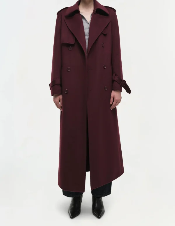 Winter Lapel Collar Women Long Trench Coat Slim Outfit Long Coat for Women Casual Streetwear - Image 4