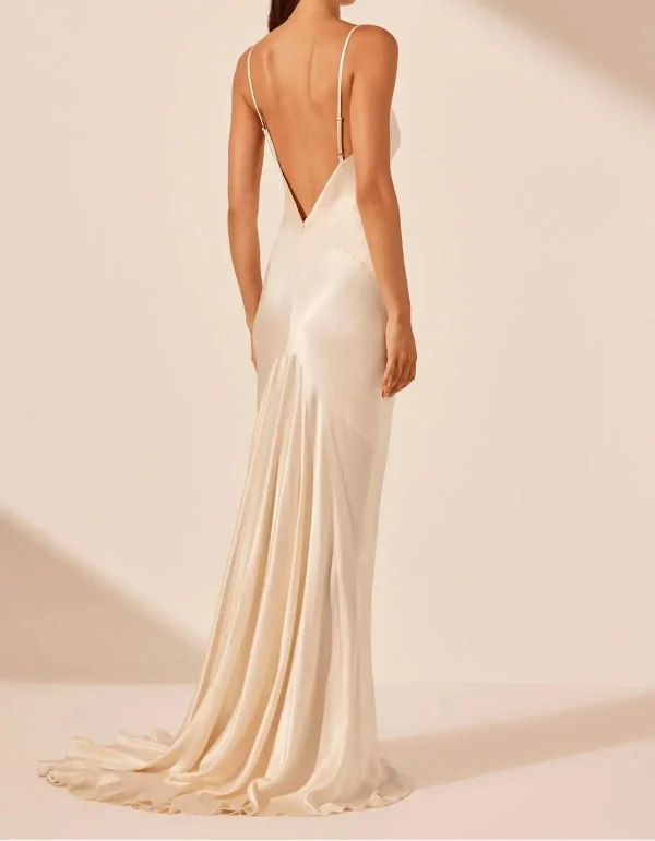 Elegant Ladies Summer Clothing Spaghetti Adjusted Strap Silk Plain Fitted Casual Maxi Women Dresses - Image 6