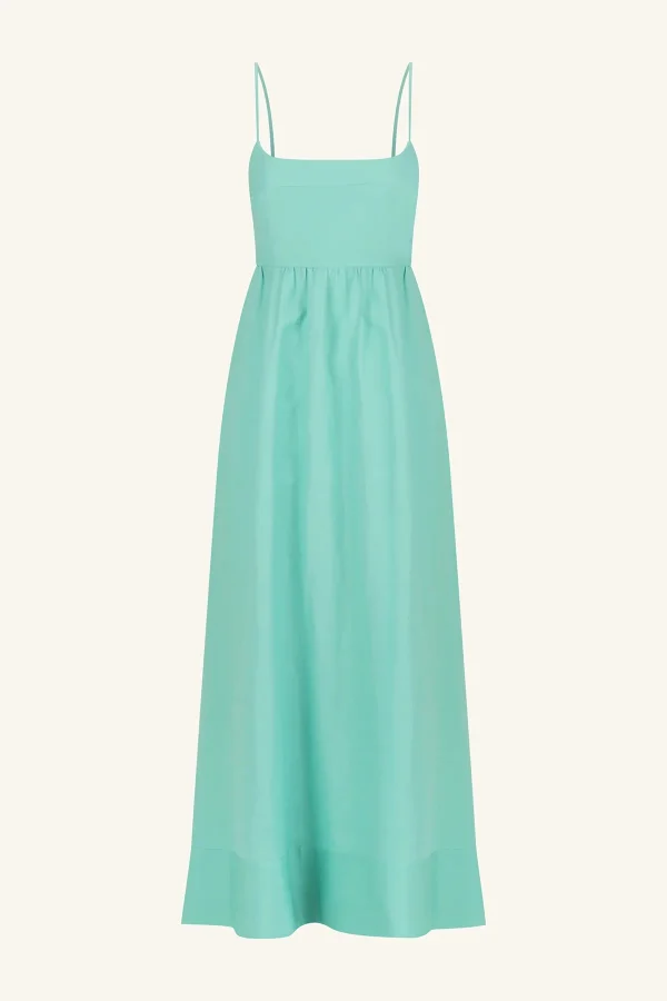 Elegant Long Maxi Dress Women Spaghetti Strap Summer Dress Slim Bodycon Backless Causal Linen Dresses - Image 3