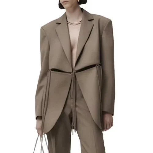 2025 Ladies Suit Oversized Coat High Quality Long Sleeve Woman Blazer Jacket Casual Blazer