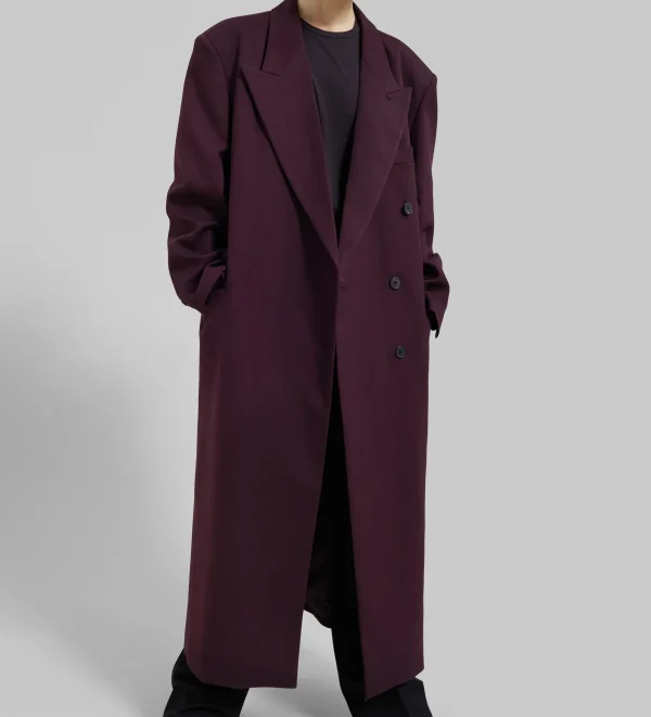 New Arrival Cashmere Coat for Women Oversized Single Breasted Women's Wool Trench Coat - Image 2