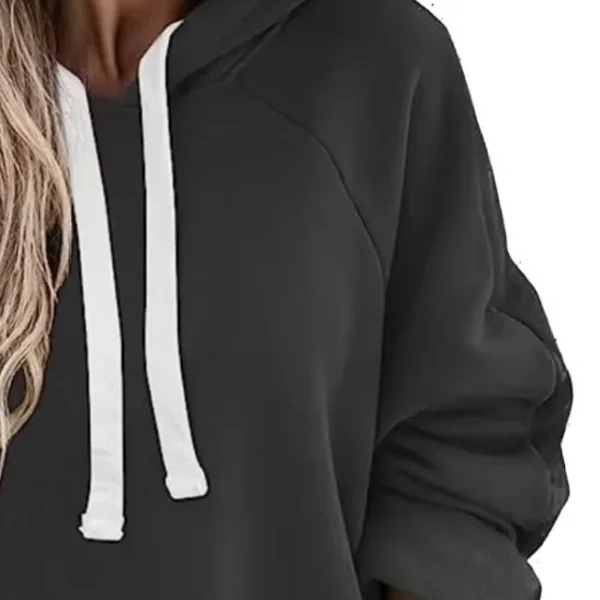 Plus Size Women Hoodie Sweatshirt Oversized Hoodie Sweatshirt Print Hoodie - Image 2