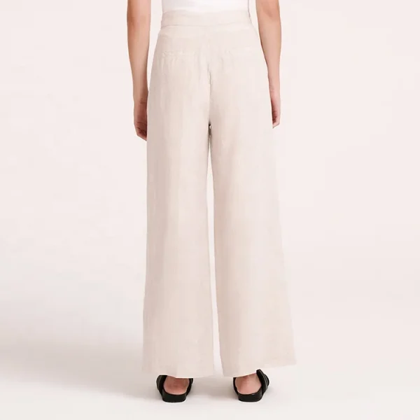 Summer Loose Long Trousers Women Casual Cotton Linen Fabric Wide Leg Pants Ladies Female - Image 4