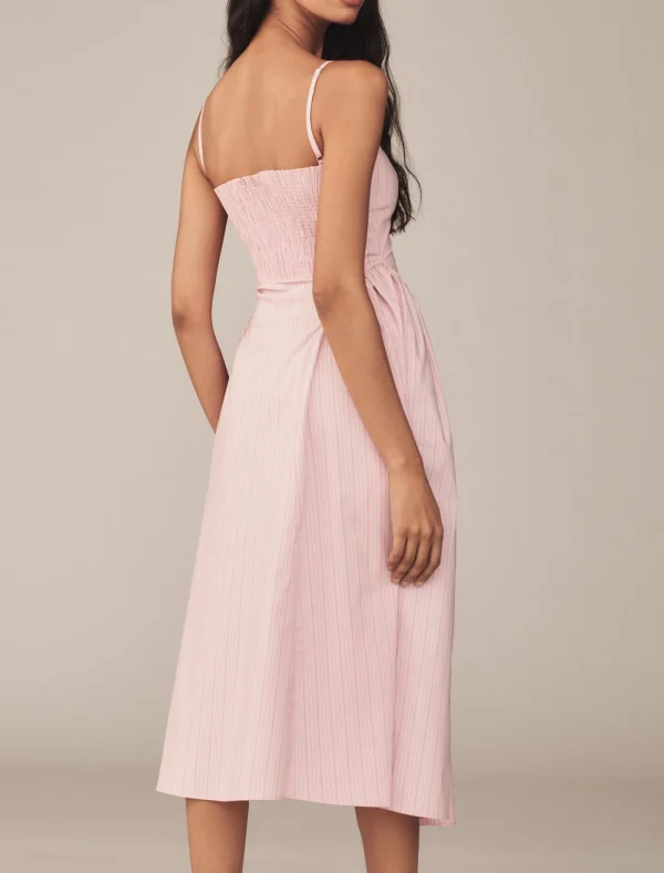 Design Summer Casual Dresses 2025 Hot Sale Elegant Slip Midi Long Striped Dress for Women - Image 2