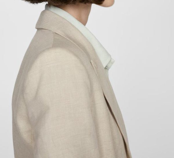 New Design Casual Cotton Linen Jackets Ladies Business Blazer High Quality  Lapel V-neck Collar Women Linen Suit Jacket - Image 5