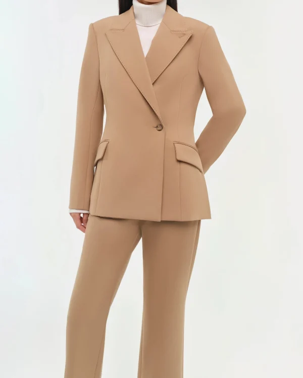 Business Blazer Single Breasted Slim Fit Women Blazer Jacket Formal Office Wear - Image 2