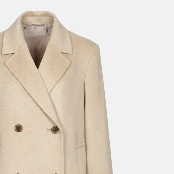 Women Clothing Cashmere Double-Breasted Coat Casual Suitable Trench Coat Women Windproof Winter Coat's - Image 2