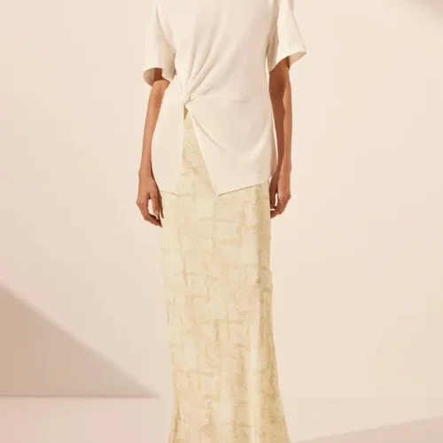 Luxury Maxi Skirt Fashion Pleated Skirt Long Skirt for Women
